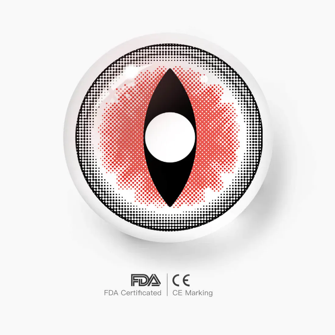 EYEZA Ragdoll Cat Eyes Red | 1 Year